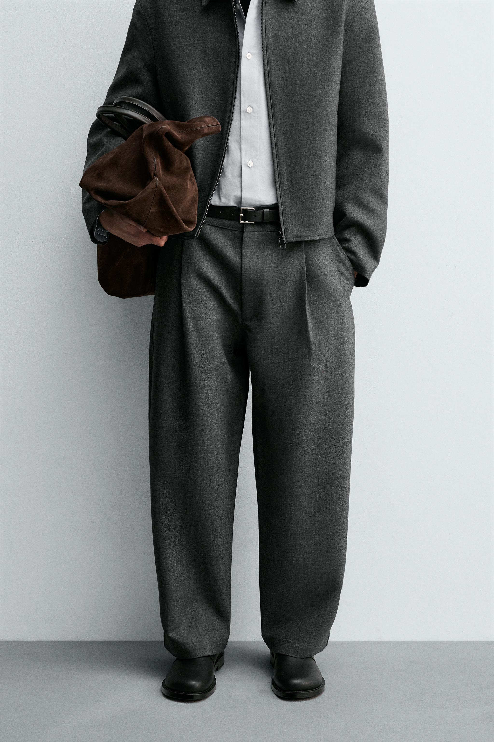 パンツ (グレー・灰色) | メンズ | 最新コレクション | ZARA 日本