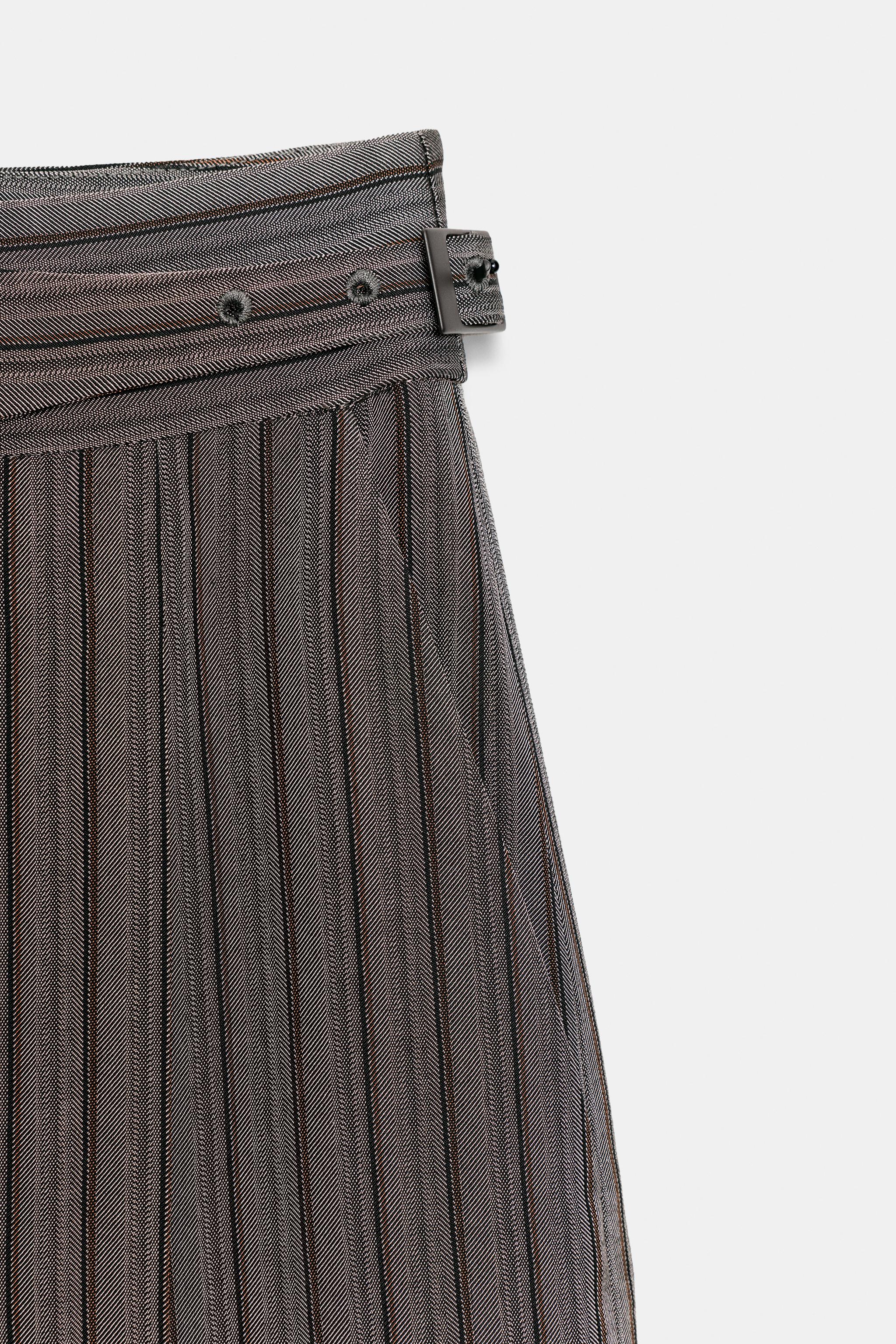 PANTALON À PINCES RAYURES ZW COLLECTION
