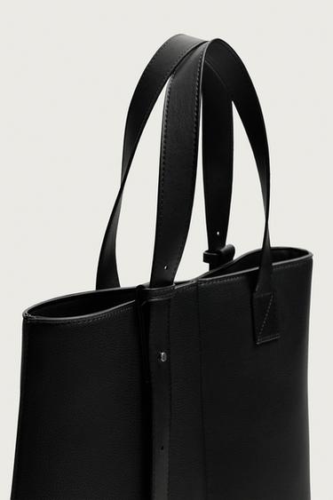 SAC SHOPPER UNI - Noir de Zara - Image 4