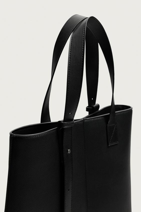 SAC SHOPPER UNI - Noir de Zara - Image 4