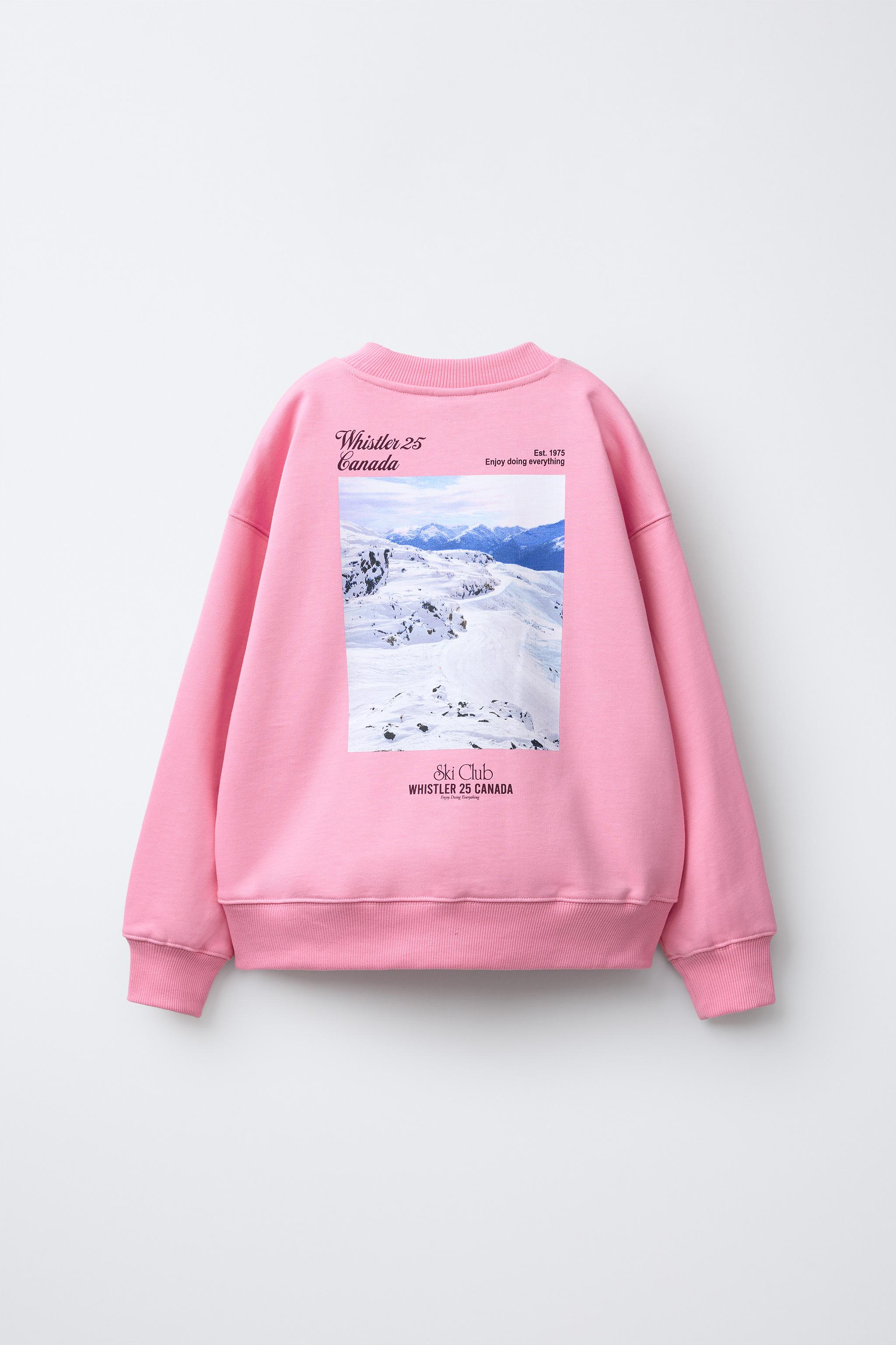 SKI PRINT SWEATSHIRT - Pink | ZARA United States