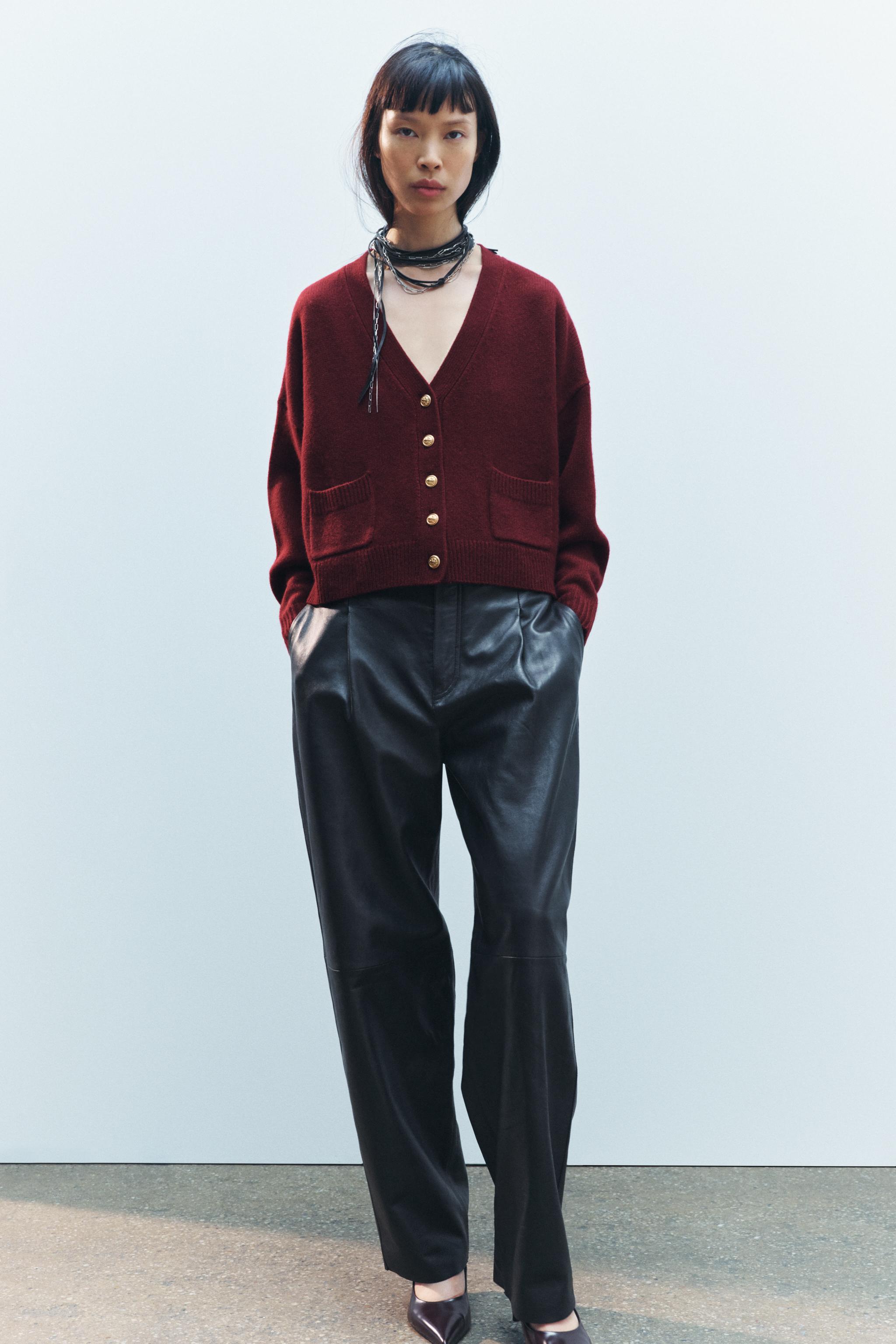 GILET 100% LAINE BOUTON DORÉ