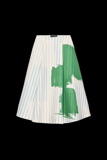 GESTREIFTER ROCK ZW COLLECTION - Gestreift von Zara - Bild 0