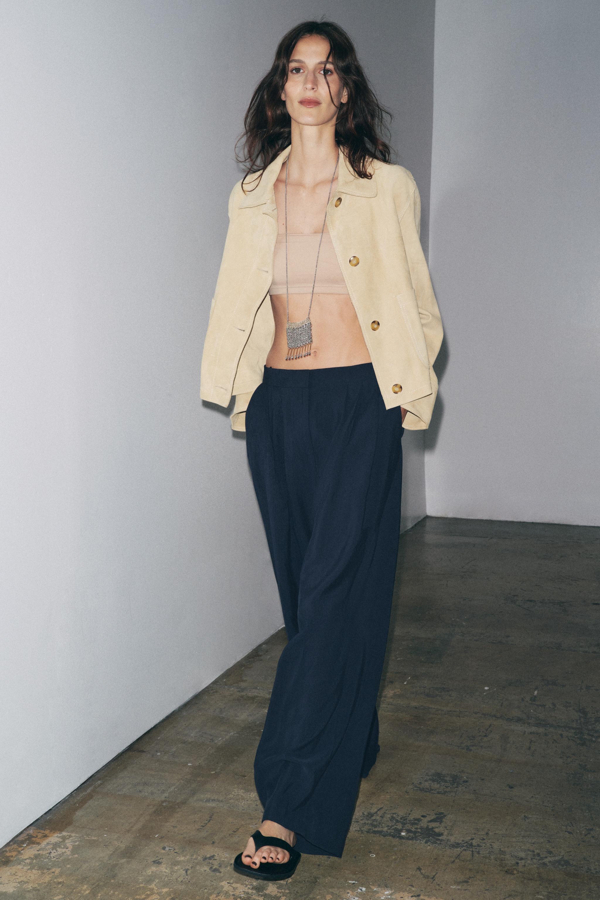 PANTALON FLUIDE PLIS ZW COLLECTION