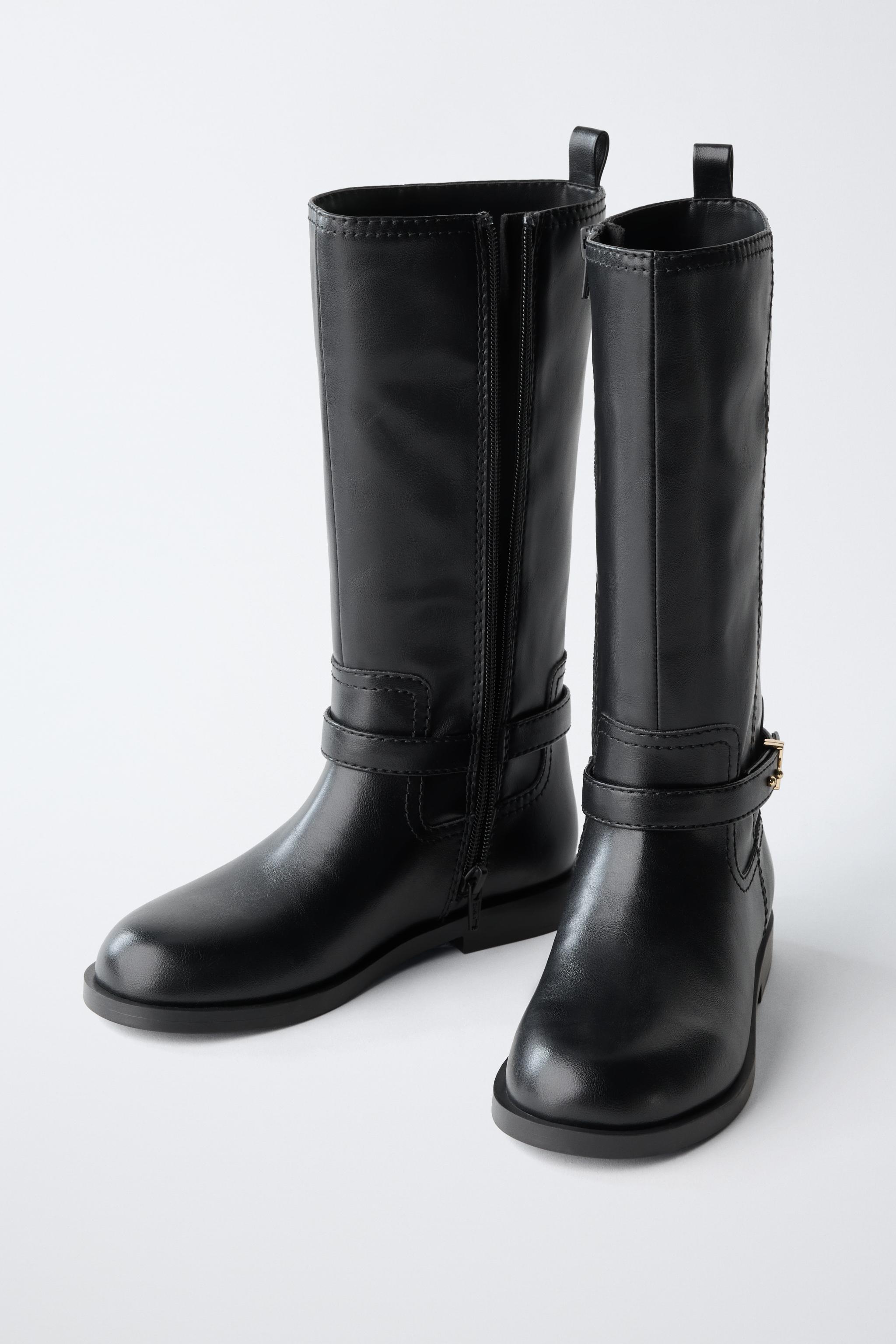 Детские ботинки Zara HIGH-LEG BOOTS — фото 3