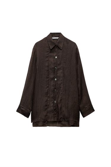 ZW COLLECTION TEXTURED MULTIWAY SHIRT