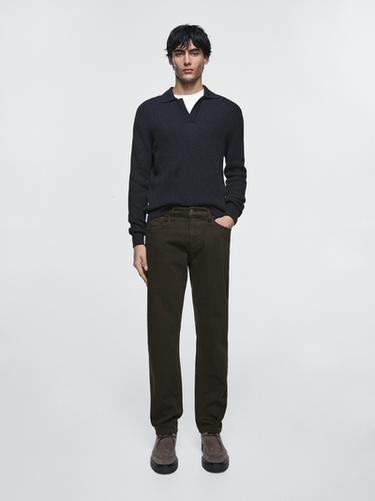 Zara Tapered fit jeans - Dark green