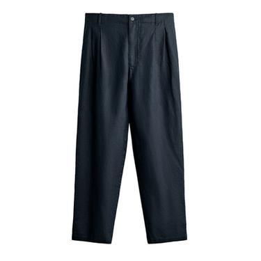 HEMP/COTTON RELAXED FIT TROUSERS - Dark navy by Zara