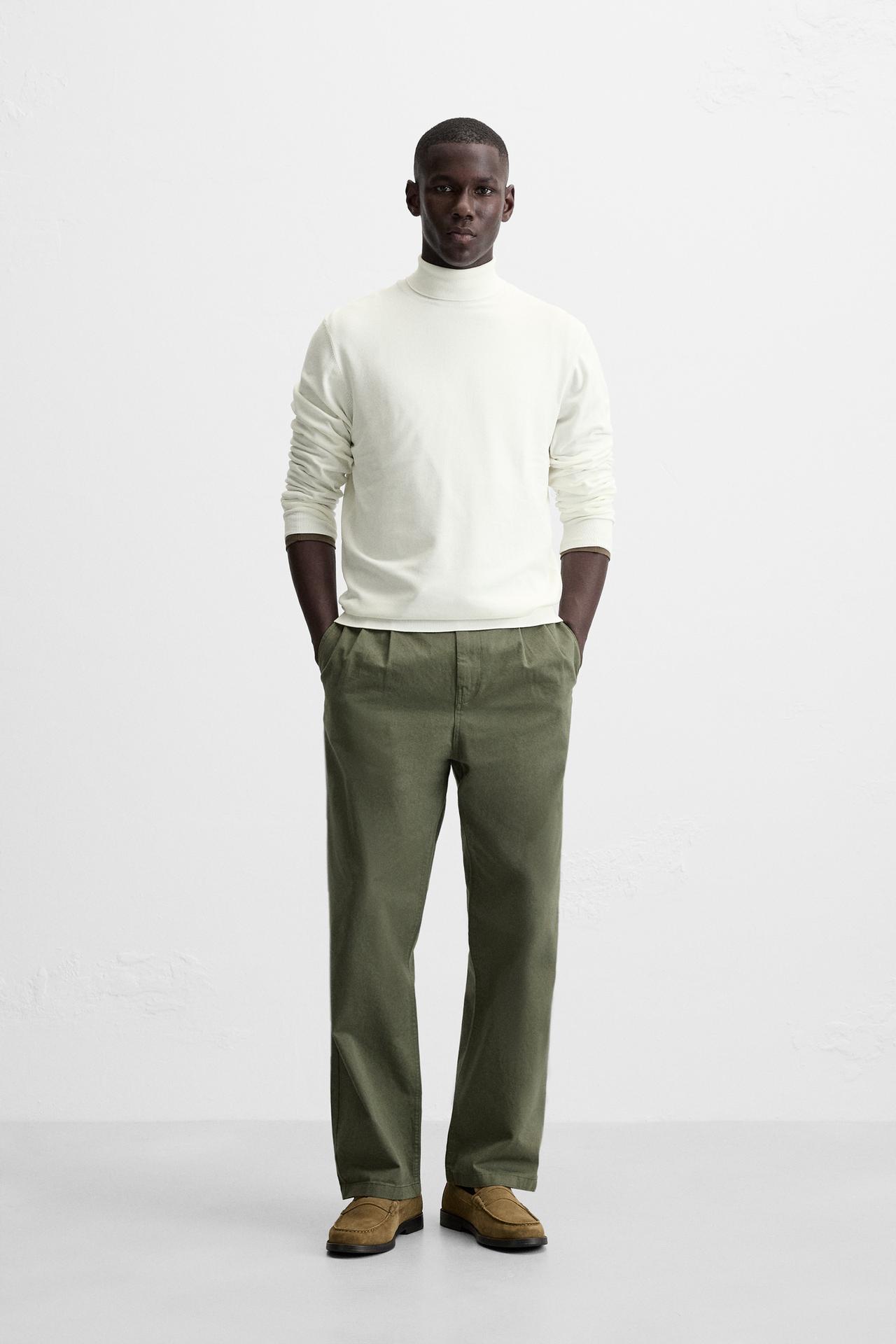 VISCOSE BLEND SWEATER - Oyster-white by Zara