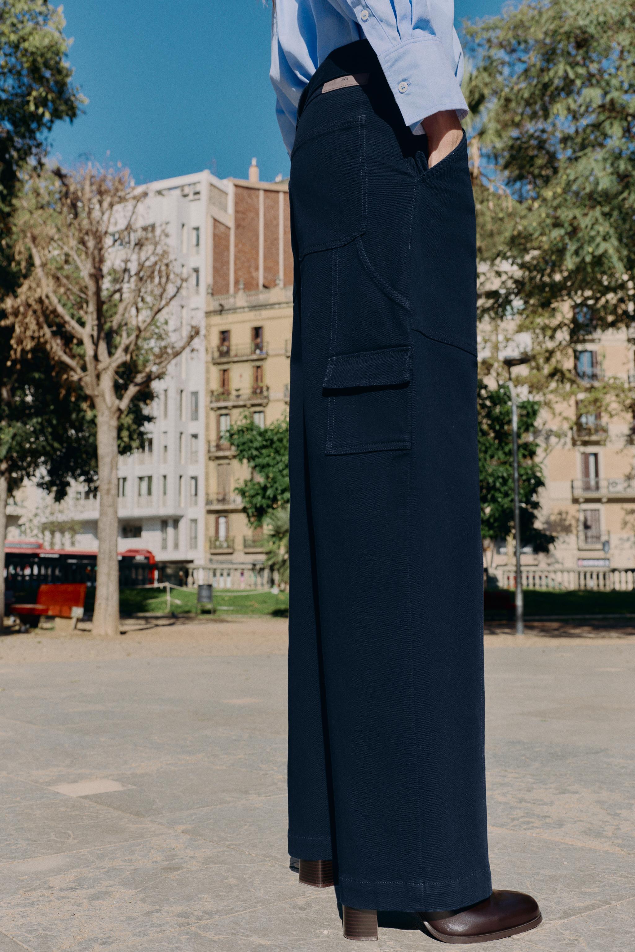 PANTALON CARGO AVEC CEINTURE