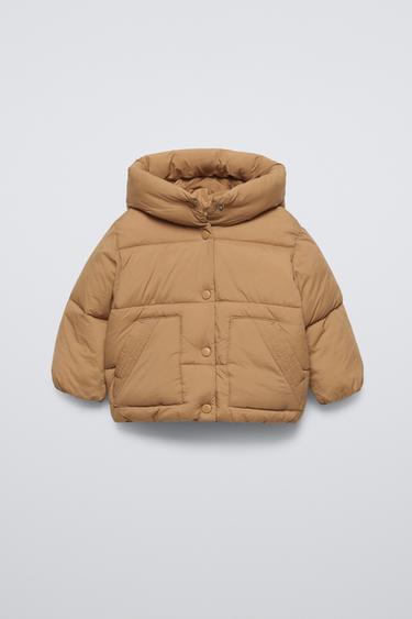 Zara QUILTED JACKET - Caramel - Image 0