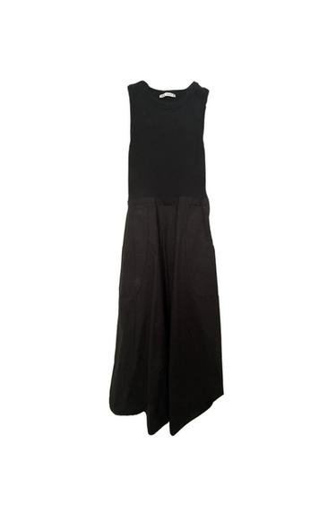 VESTIDO COMBINADO CON PAPELIN