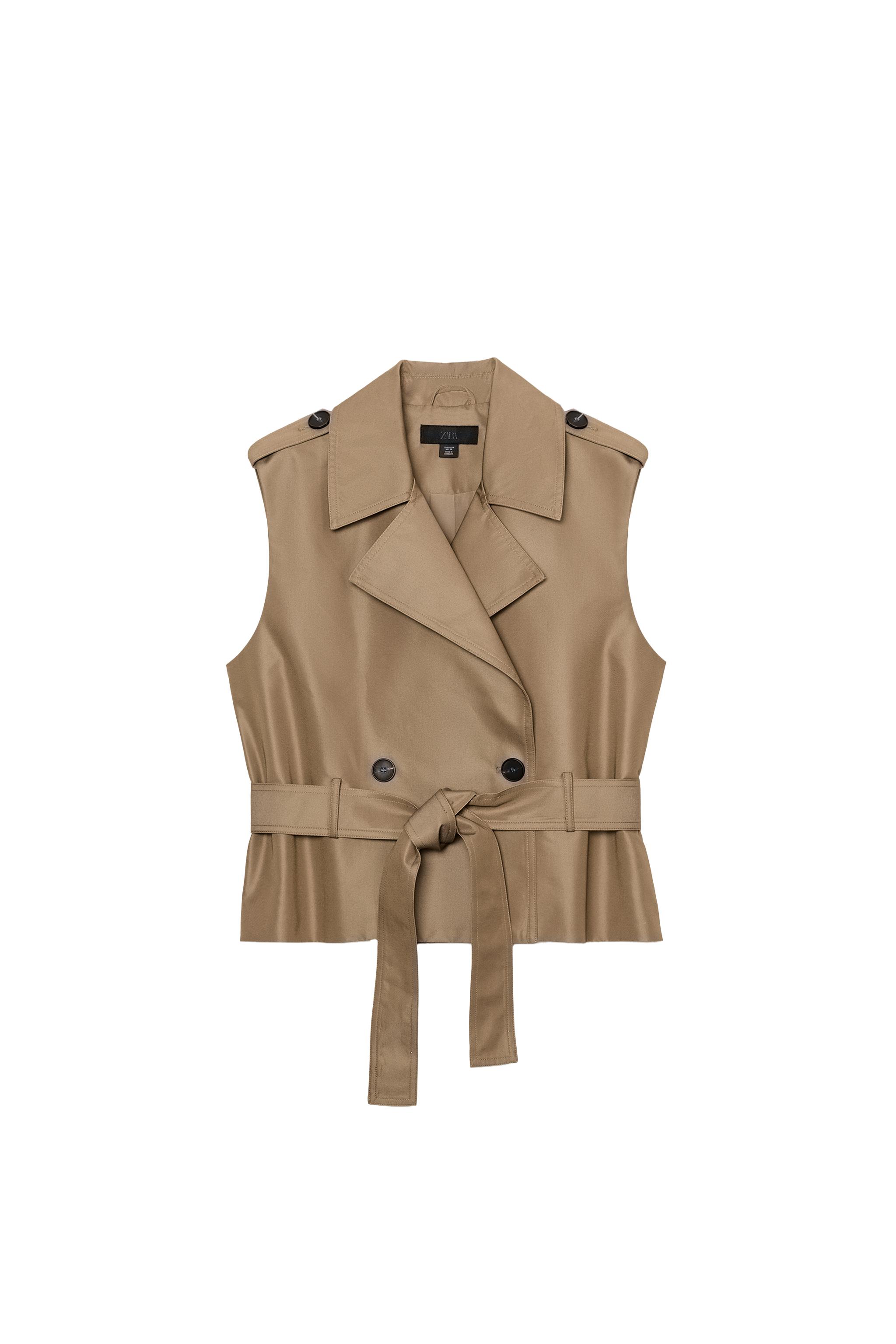 KEMERLİ OMUZ PEDLİ KRUVAZE YELEK