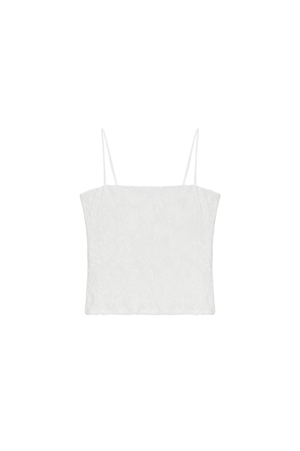 EMBROIDERED SEQUIN TOP - image 4