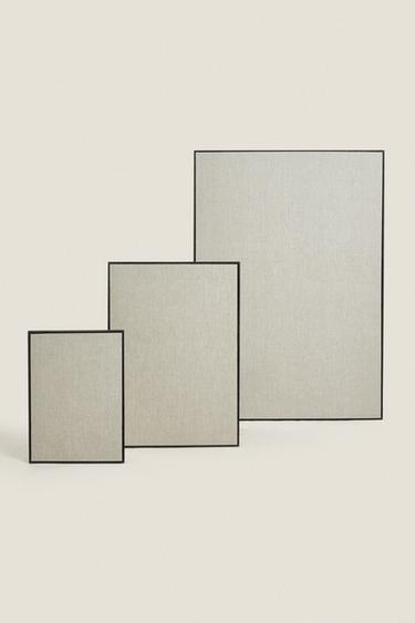 LINEN CANVAS - Dark brown by Zara