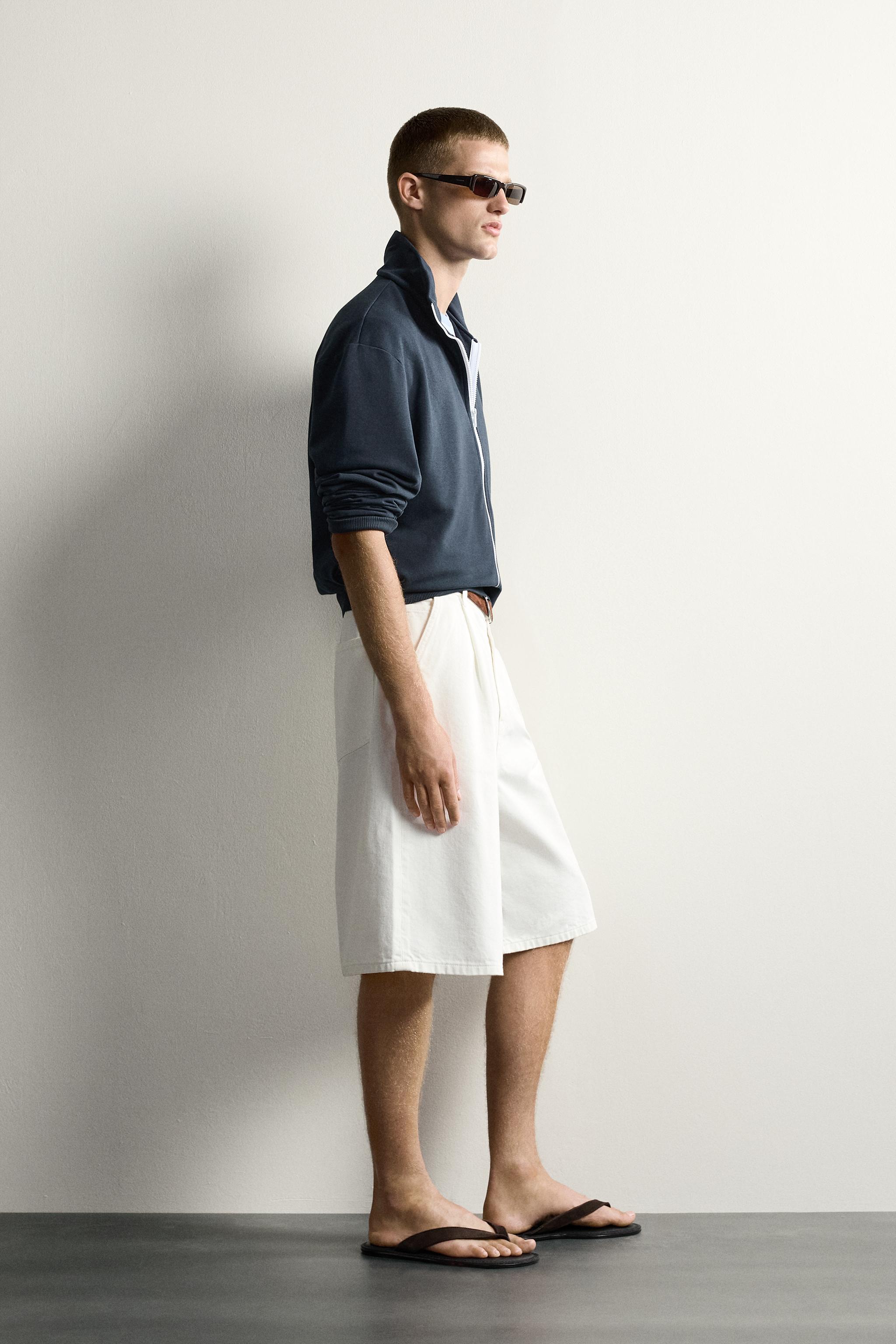 SWEAT ZIPPÉ RELAXED FIT CONTRASTANT