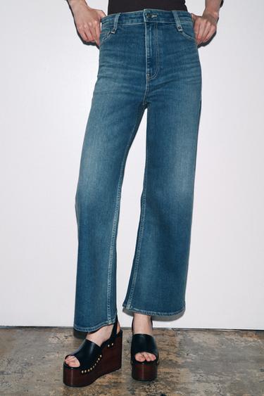JEAN ZW COLLECTION JAMBES LARGES TAILLE HAUTE - Bleu de Zara - Image 1