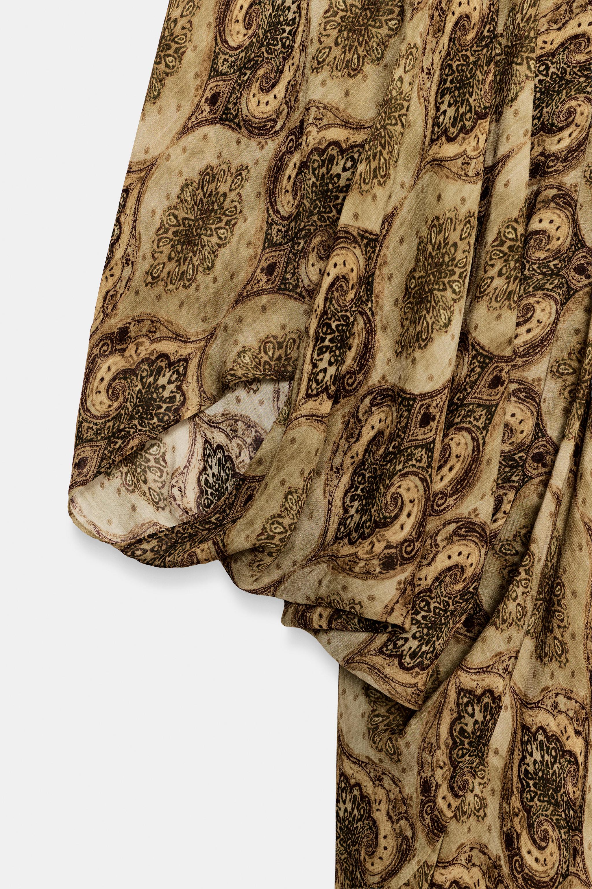 ZW COLLECTION PRINTED MIDI DRESS