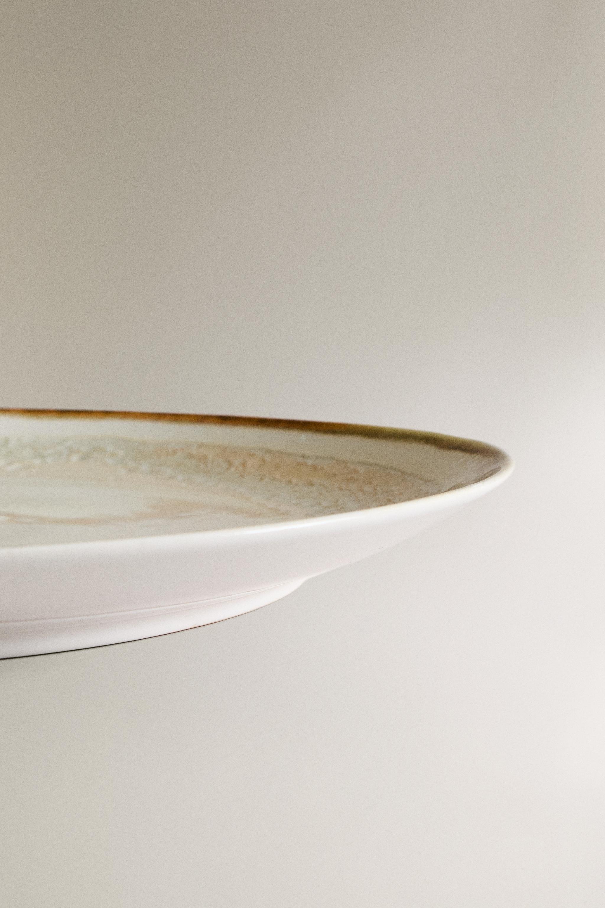 PLAT ROND GRÈS