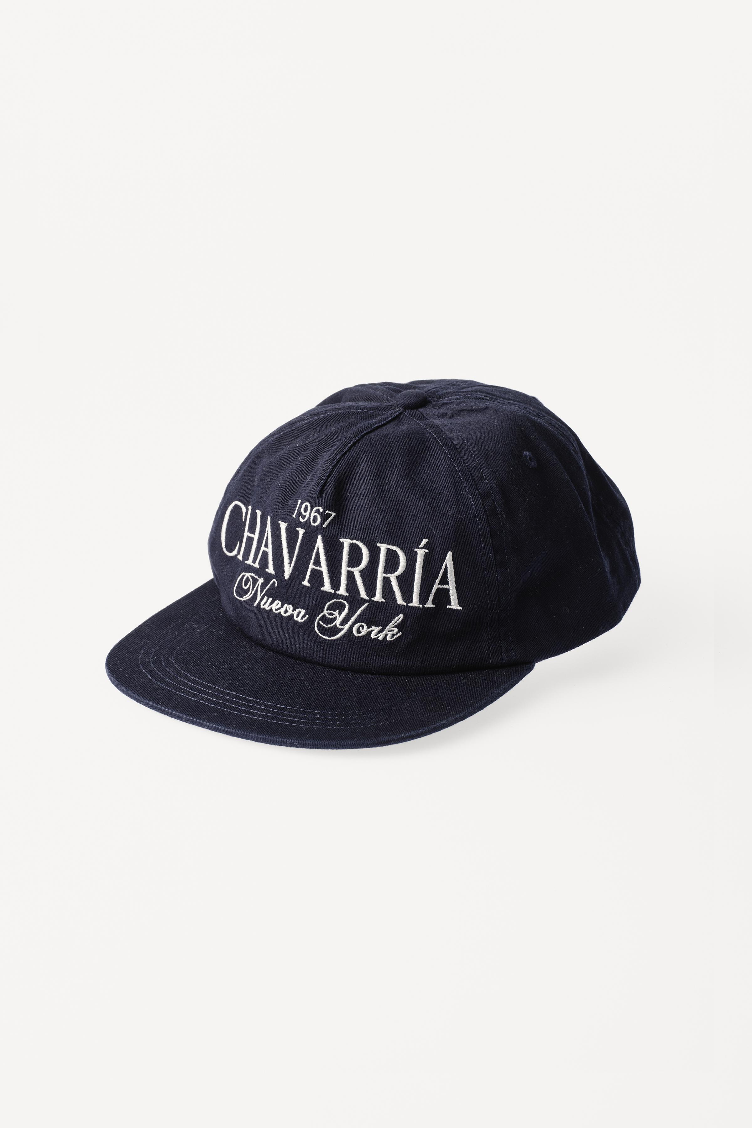 WILLY CHAVARRIA X ZARA EMBROIDERED FLAT VISOR CAP - Navy blue