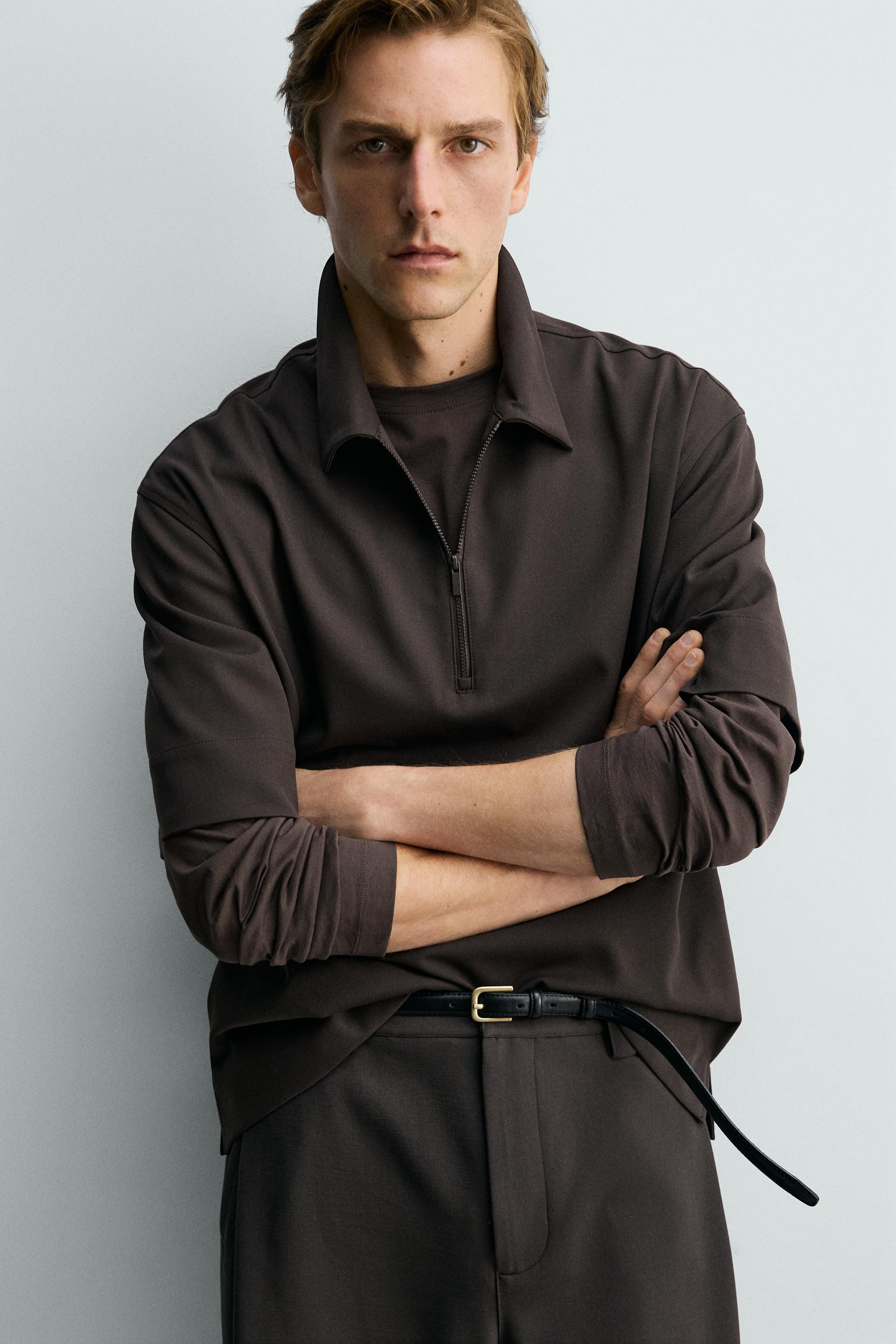 TECHNICAL ZIP POLO SHIRT