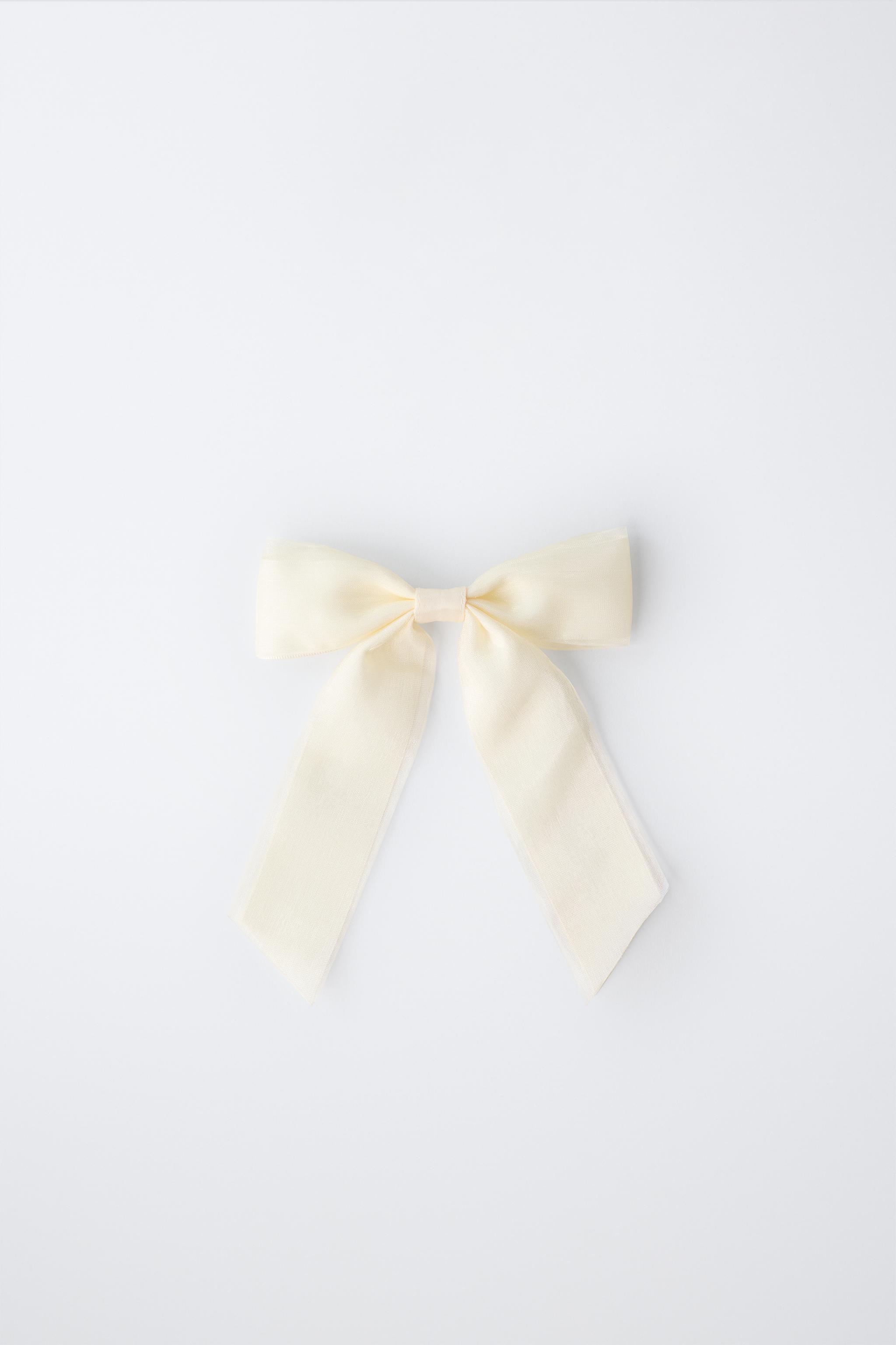 NŒUD BARRETTE EN ORGANZA