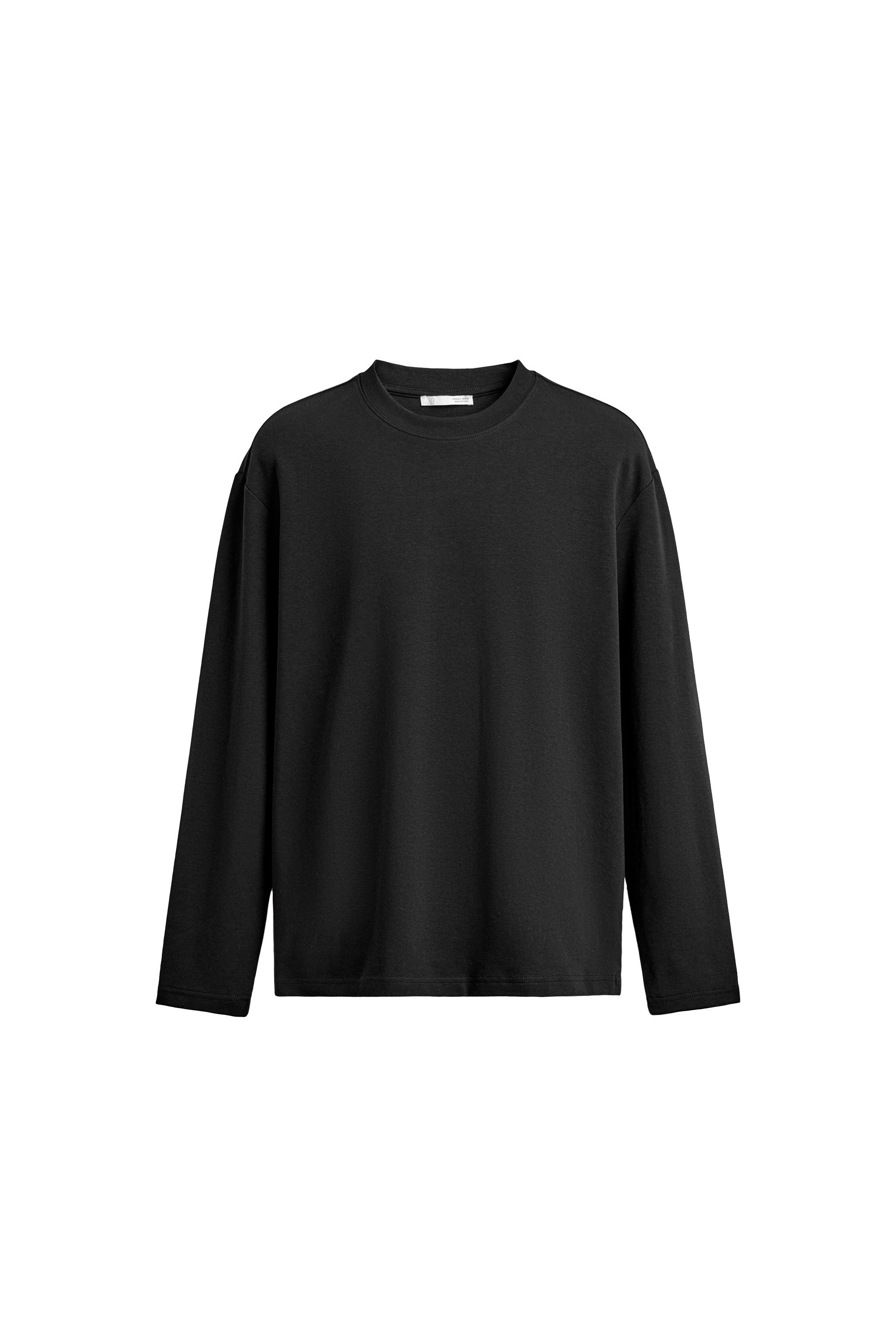 インターロックロングスリーブTシャツ - ホワイト | ZARA Japan / 日本