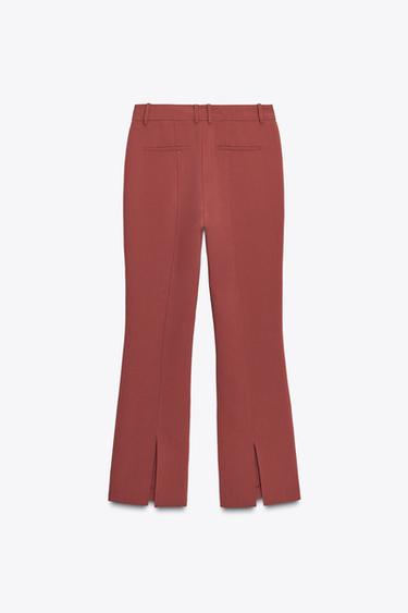 PANTALON FLARE - MARSALA de Zara - Image 1