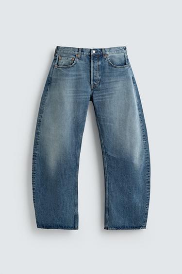 Zara BARREL FIT LIMITED EDITION JEANS - Light blue