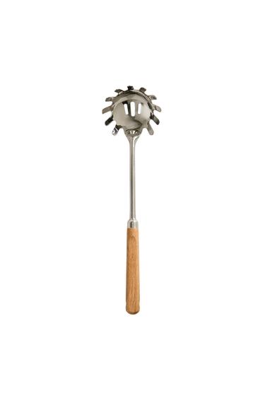 OAK AND STEEL PASTA SPOON - Light brown by Zara