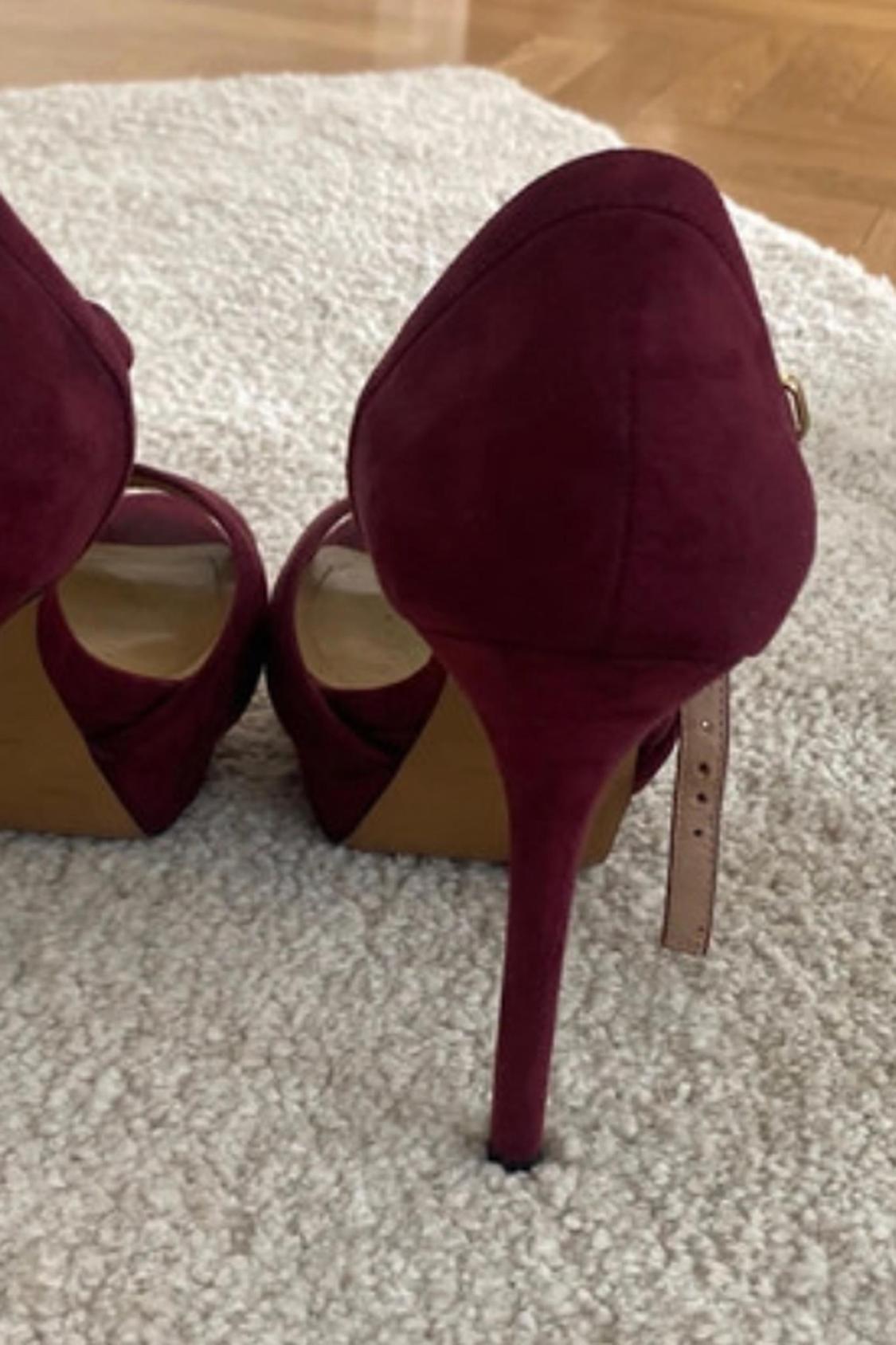 SANDALIAS TACÓN VINO - Image 3