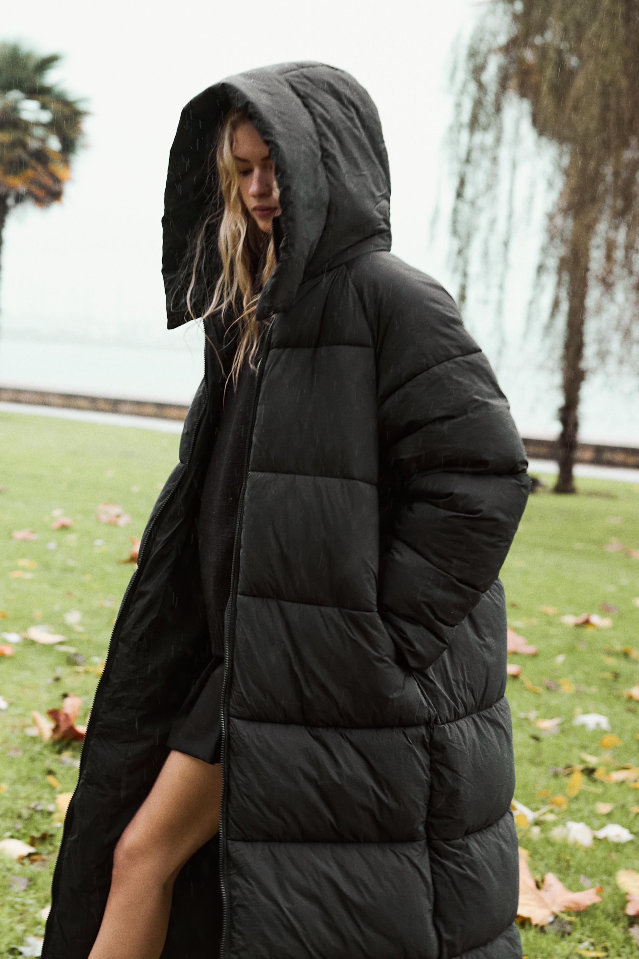 WATER AND WIND PROTECTION LONG ANORAK - Black | ZARA United States