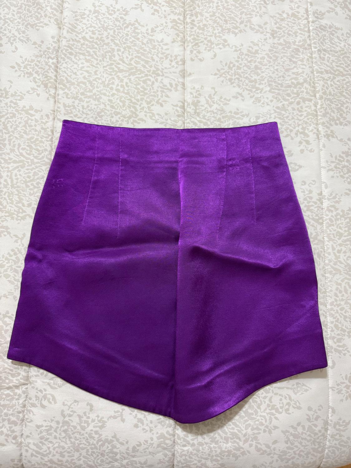 SATIN-FINISH MINI SKIRT - Image 2