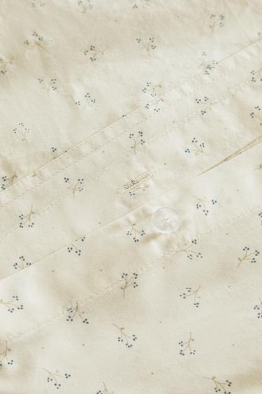 HOUSSE DE COUETTE ENFANT COTON MINIFLEUR - Bleuté de Zara - Image 3