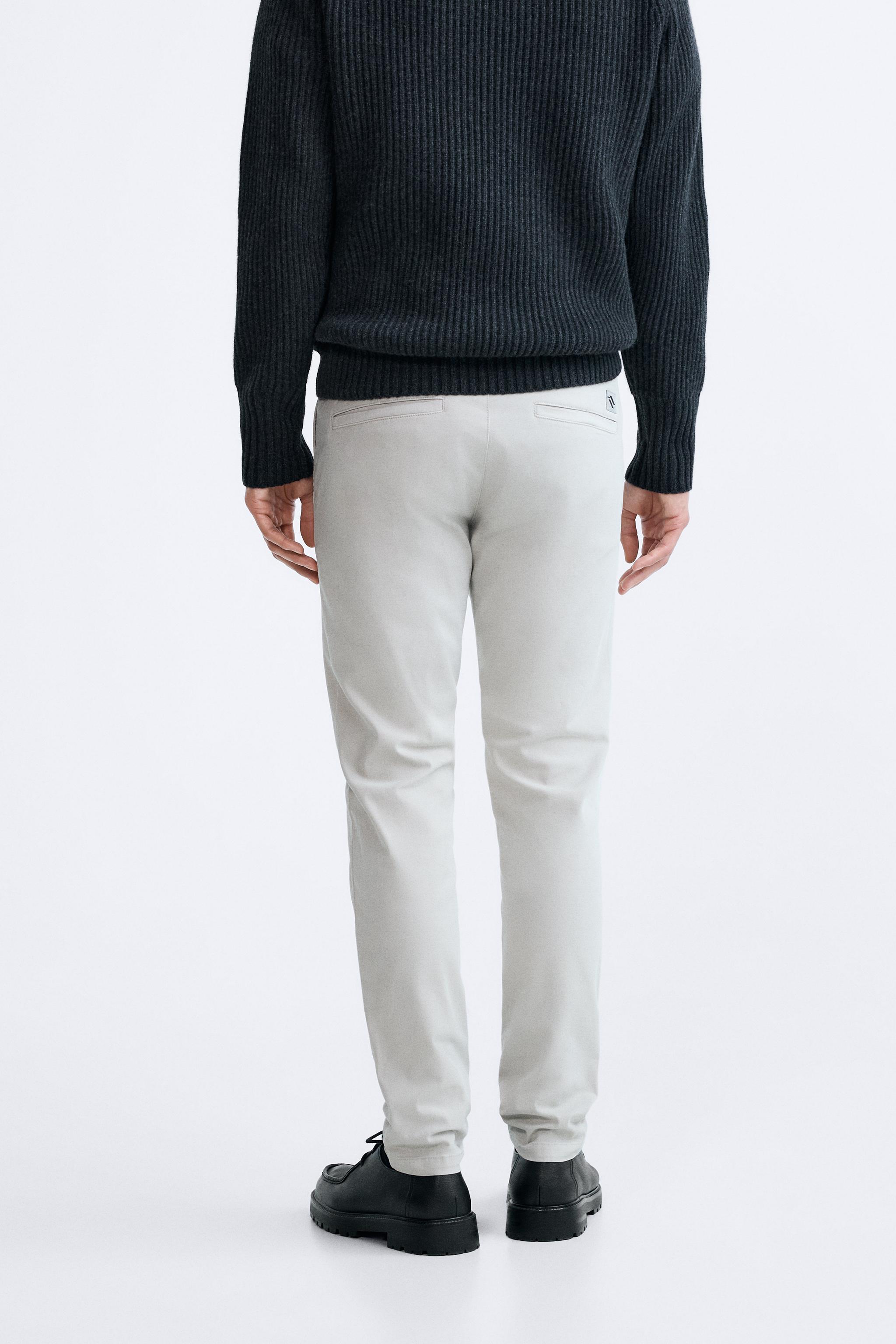 Zara 2024 white chinos