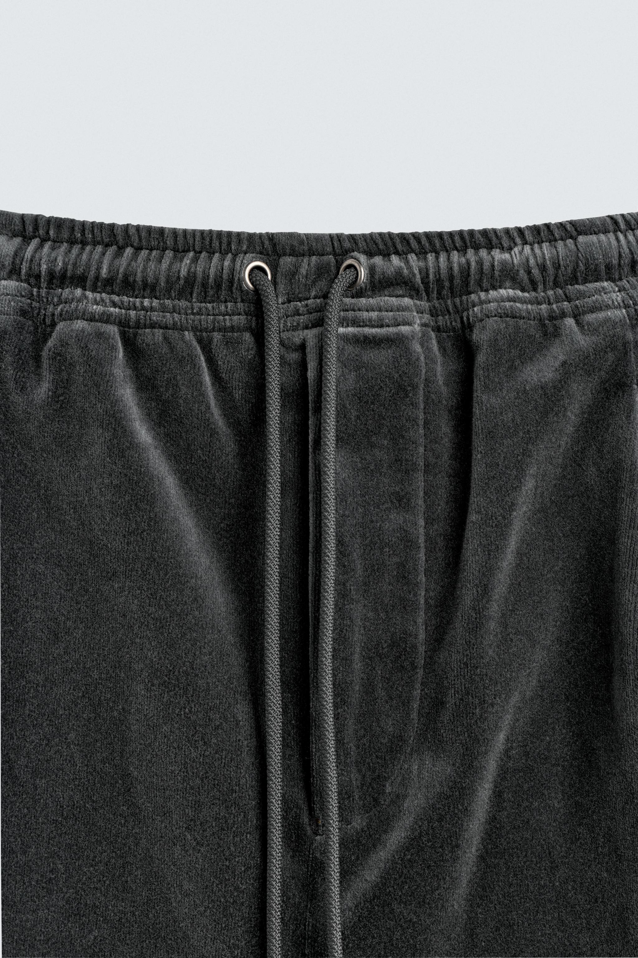 VELVET PANTS WITH BANDS X SR_A