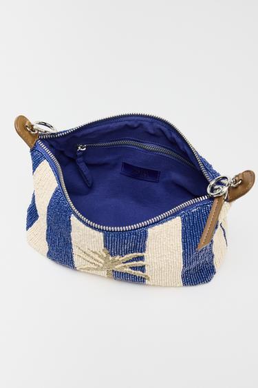 SAC PALMIER FANTAISIE - Bleu de Zara - Image 4