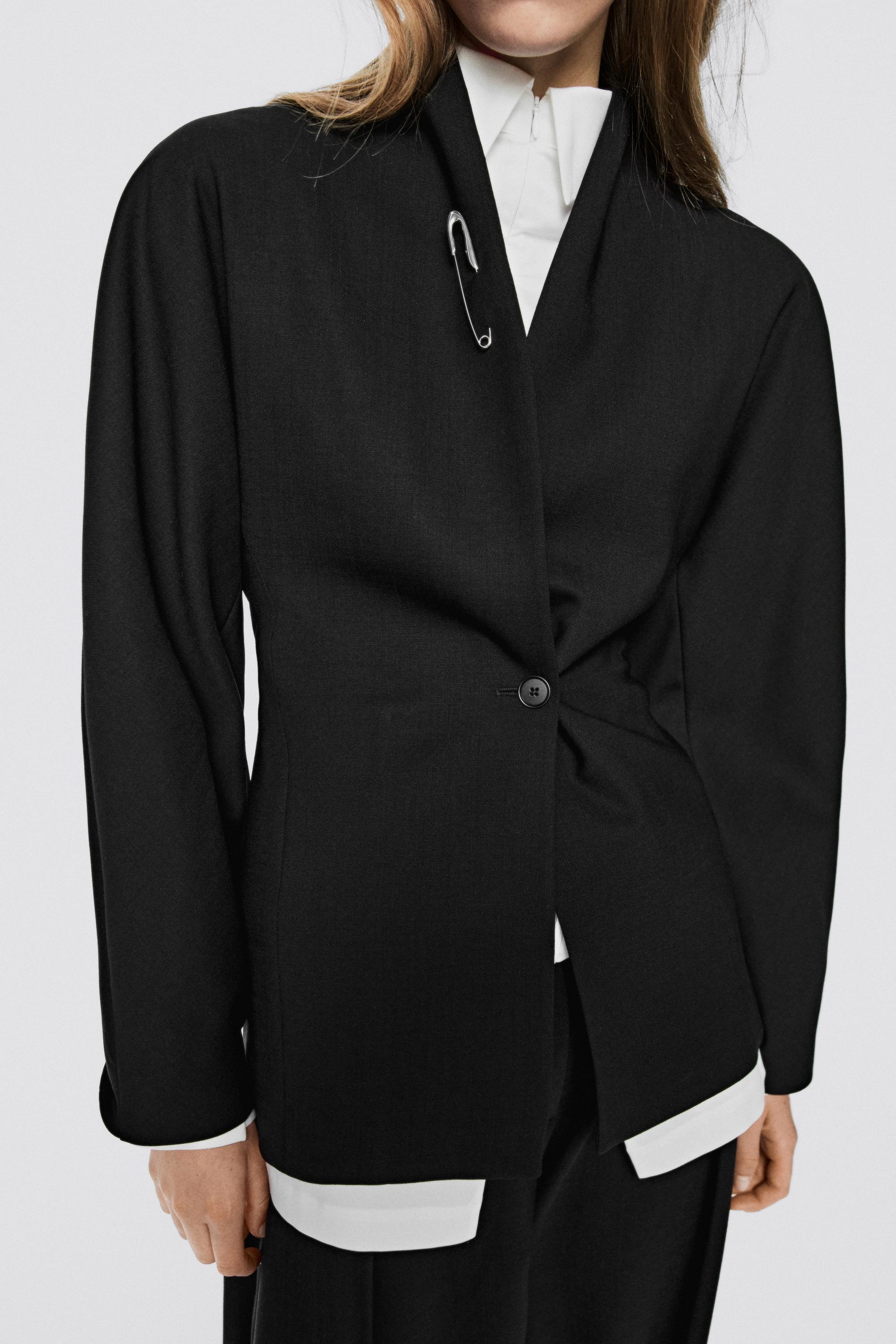100% wool stand collar blazer - LIMITED EDITION