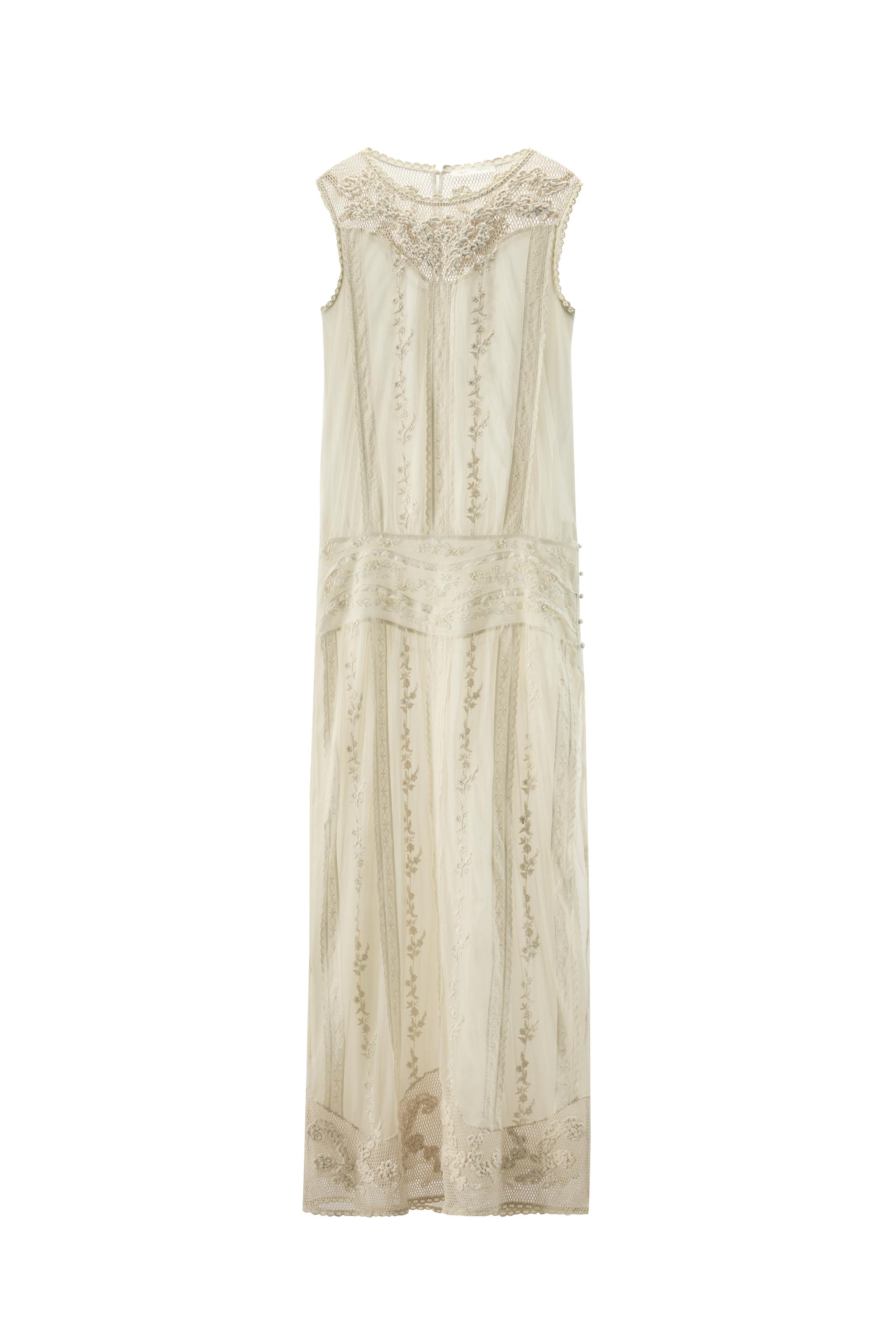 zara embroidered lace dress Zara