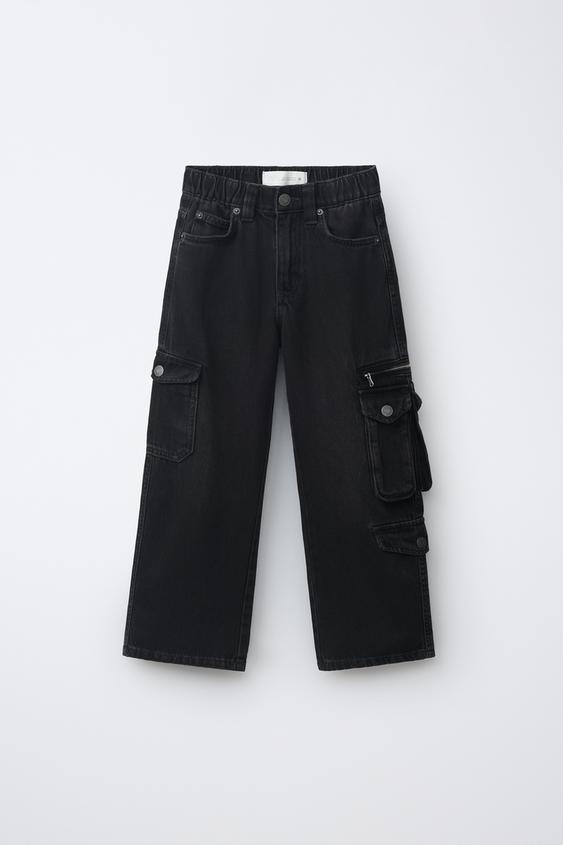 JEANS MULTICARGO - Negro de Zara - Imagen 0