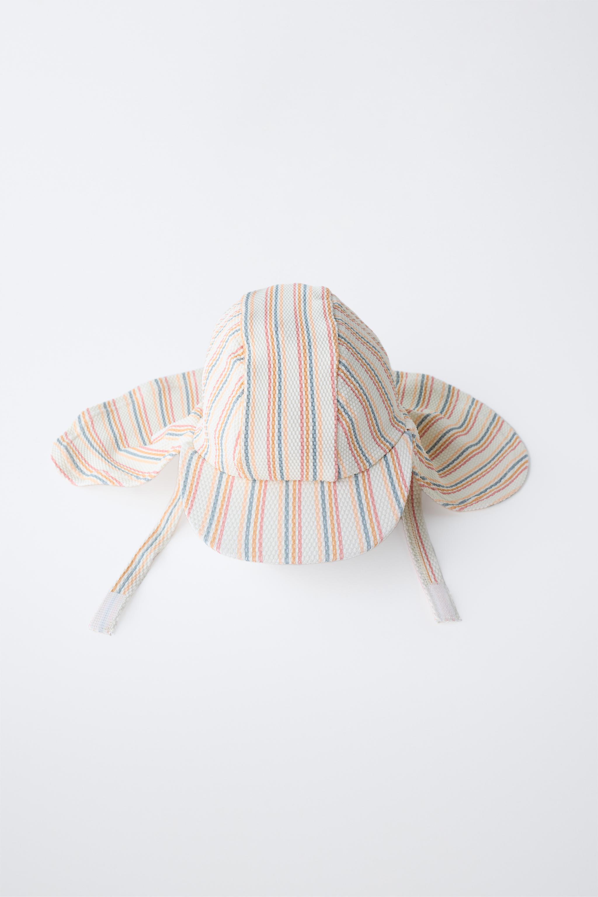 STRIPED SWIM HAT