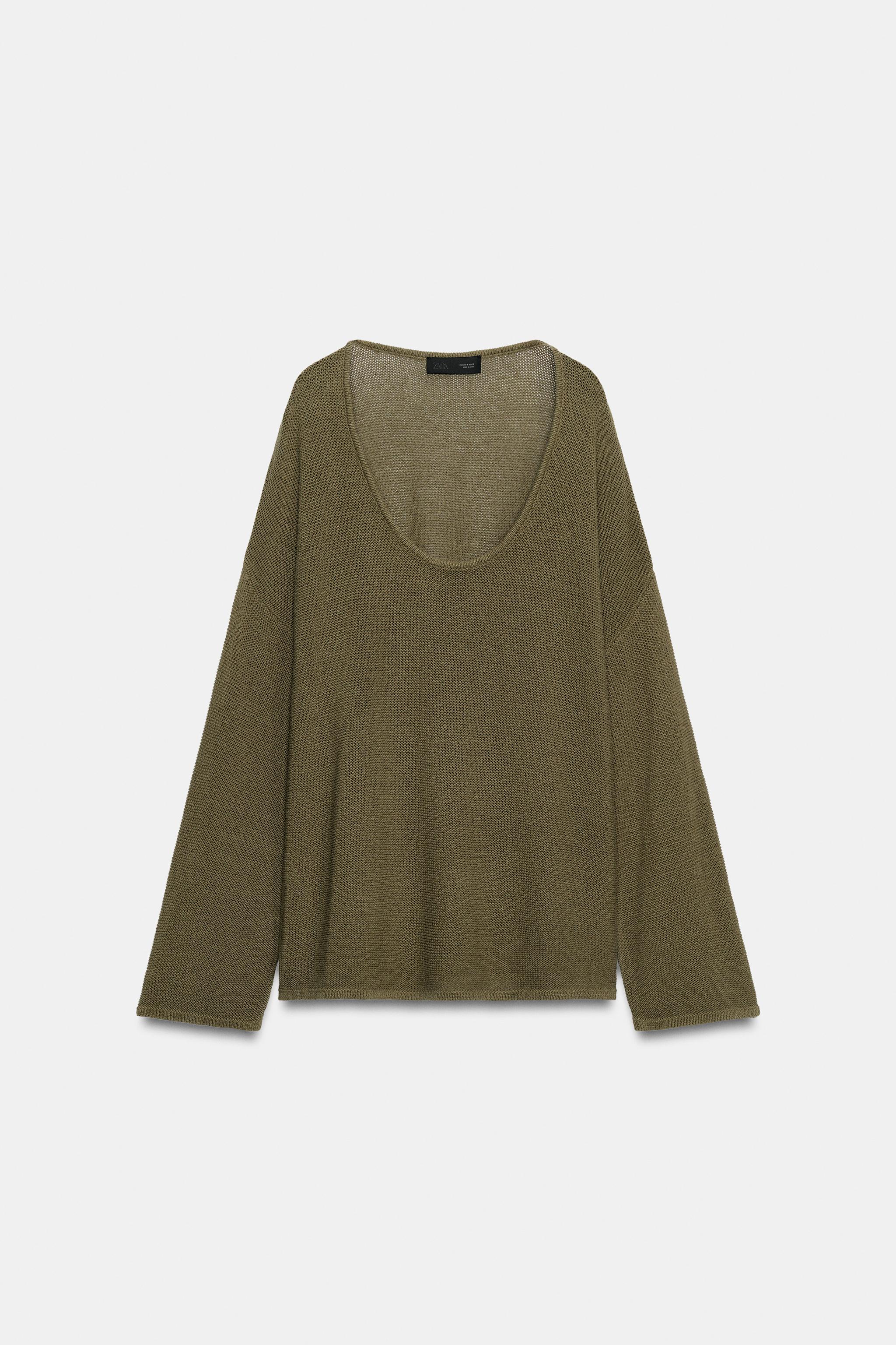 PULL EN MAILLE À DÉCOLLETÉ ARRONDI