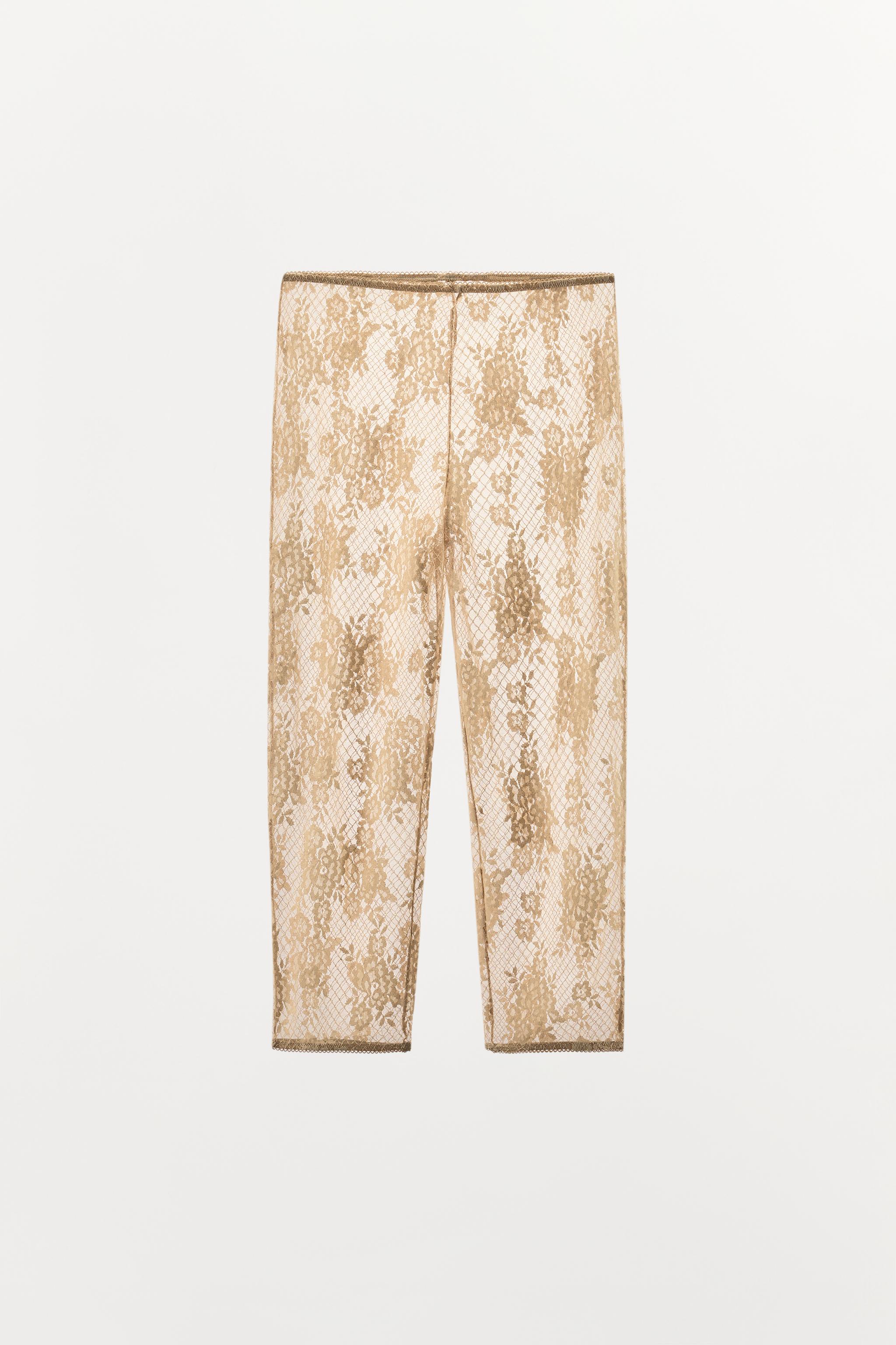 PANTALON LEGGING EN DENTELLE