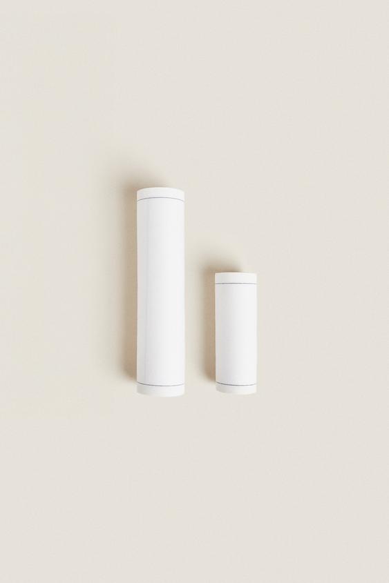 LOT SERVIETTES RÉUTILISABLES (LOT DE 20) - Blanc / Gris de Zara - Image 0