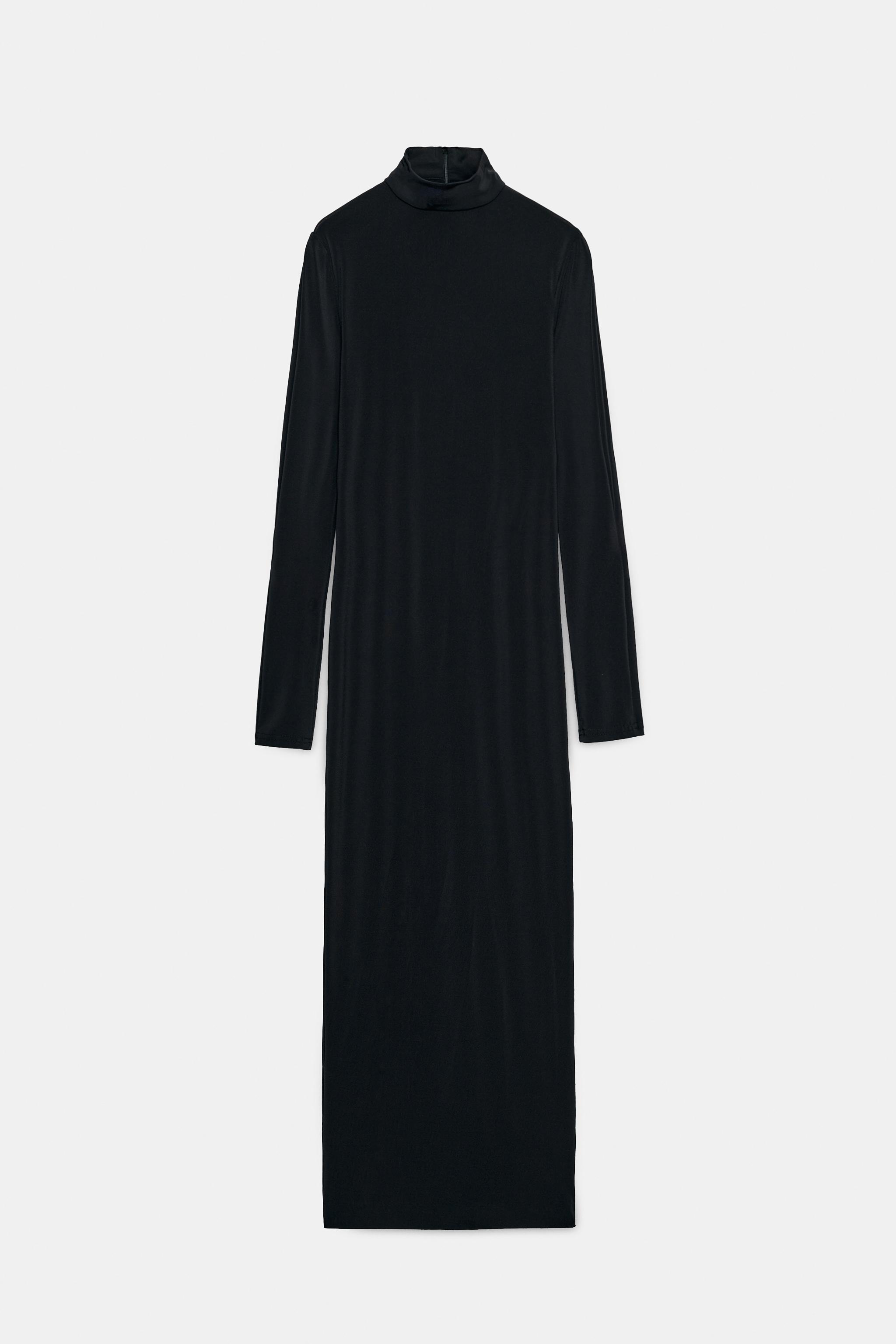 ストレッチロングワンピース - ブラック | ZARA Japan / 日本