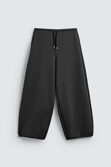 TECHNICAL BAGGY FIT JOGGERS - Anthracite grey by Zara