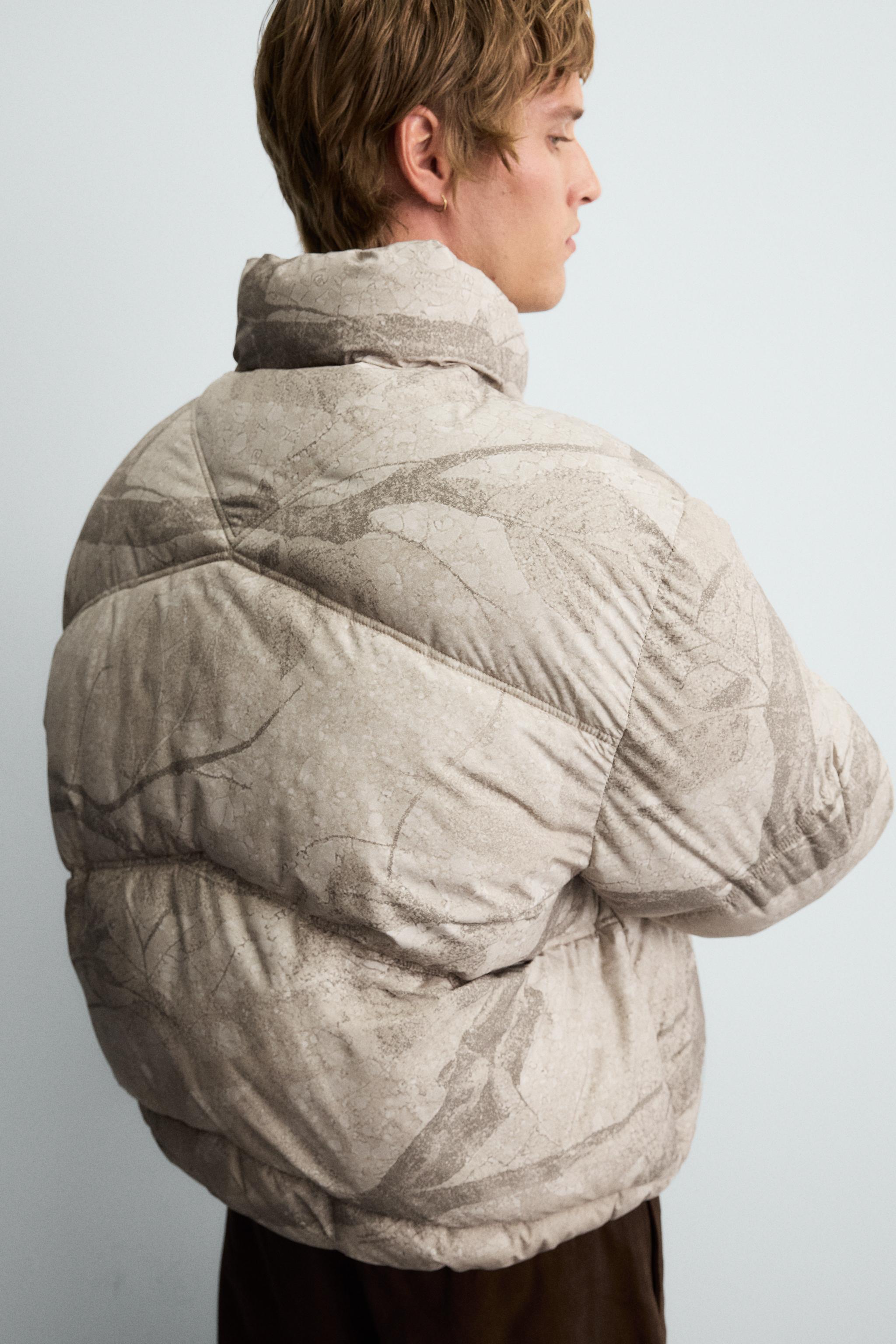 ABSTRACT PRINT PUFFER JACKET - Printed | ZARA South Africa