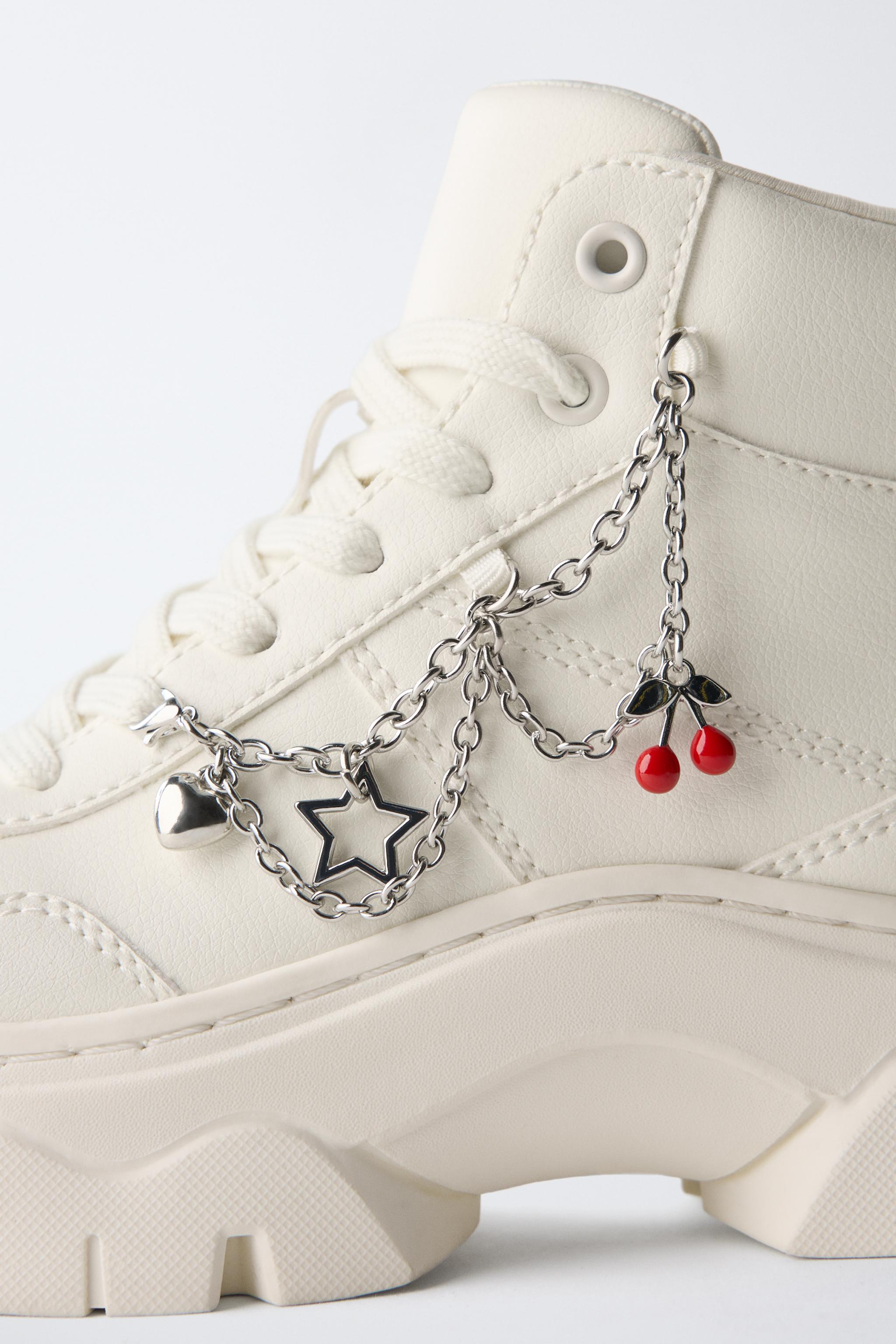 CHUNKY CHARM HIGH TOP SNEAKERS