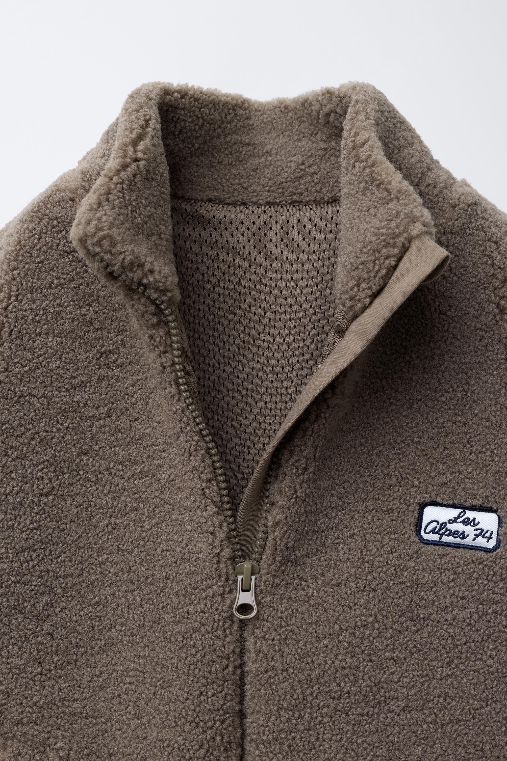 EMBROIDERED FLEECE JACKET