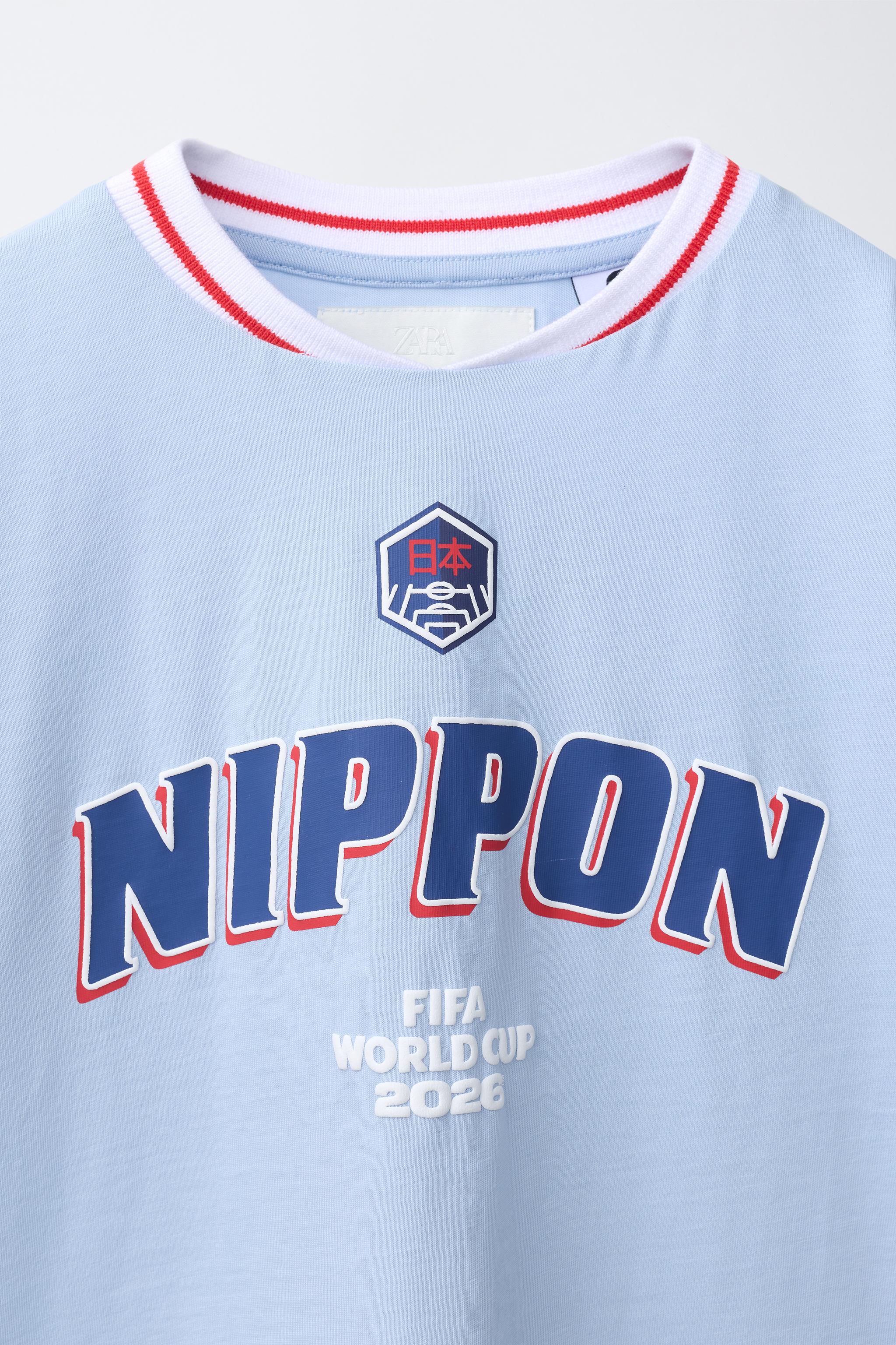 Детские футболки Zara JAPAN FIFA WORLD CUP ™ 2026 PRINT T-SHIRT — фото 4